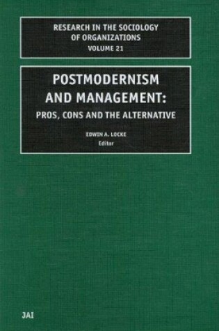 Cover of Postmodernism and Management