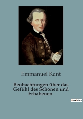 Book cover for Beobachtungen über das Gefühl des Schönen und Erhabenen