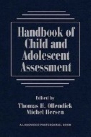Cover of Handbook of Child and Adolescent Assessment