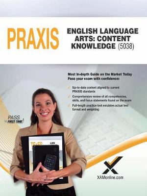 Book cover for 2017 Praxis English Language Arts: Content Knowledge (5038)