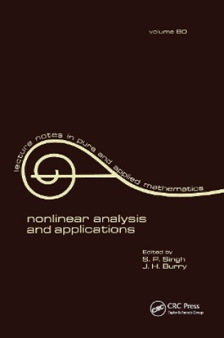 Cover of nonlinear analysis and applications