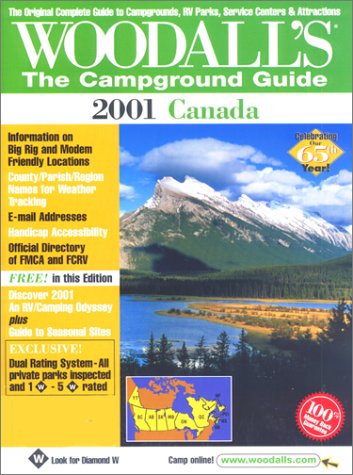 Book cover for Woodall's Canadian Camping Guide, 2001