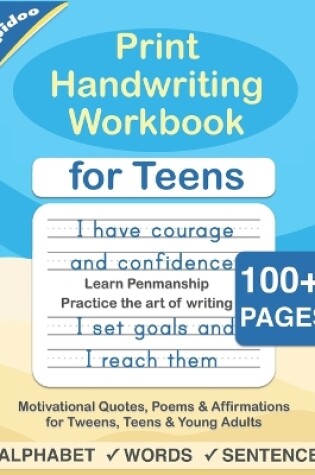 Cover of Print Handwriting Workbook for Teens