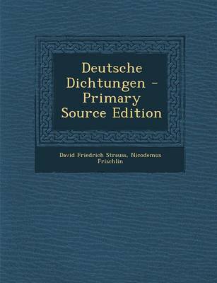 Book cover for Deutsche Dichtungen