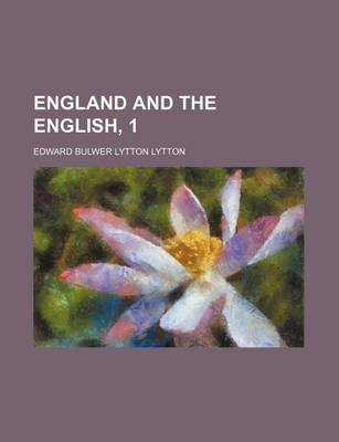 Book cover for England and the English, 1