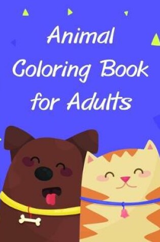 Cover of Animal Coloring Book for Adults