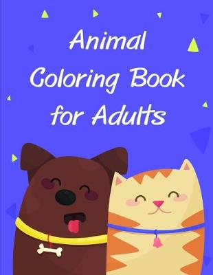 Cover of Animal Coloring Book for Adults