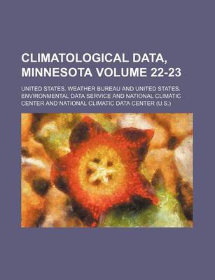 Book cover for Climatological Data, Minnesota Volume 22-23