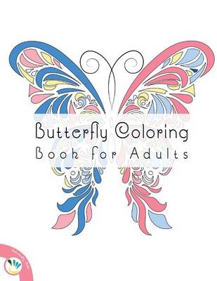 Book cover for Butterfly Coloring Book for Adults