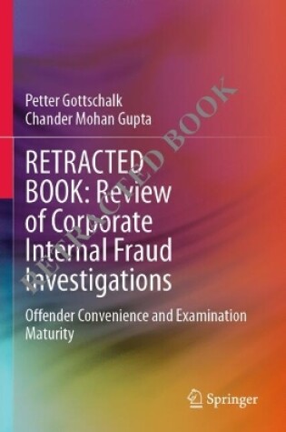 Cover of Review of Corporate Internal Fraud Investigations