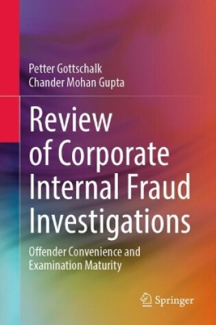 Cover of Review of Corporate Internal Fraud Investigations