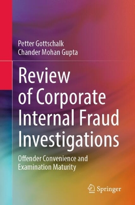 Book cover for Review of Corporate Internal Fraud Investigations