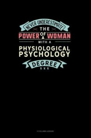 Cover of Never Underestimate The Power Of A Woman With A Physiological Psychology Degree