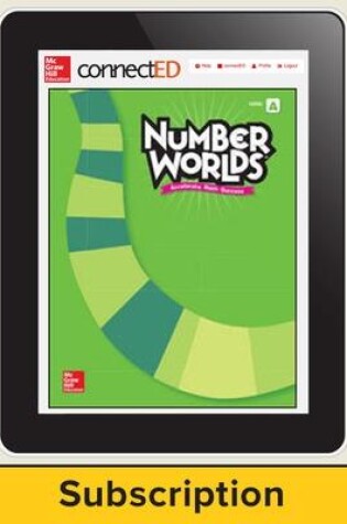 Cover of Number Worlds Level A, Student License, 1-year subscription, 5 students