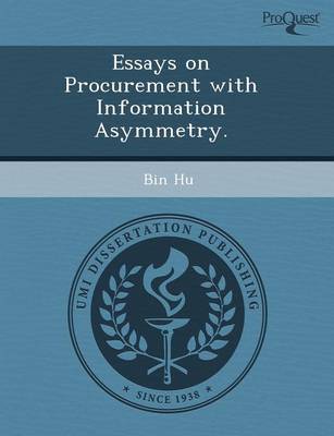 Book cover for Essays on Procurement with Information Asymmetry