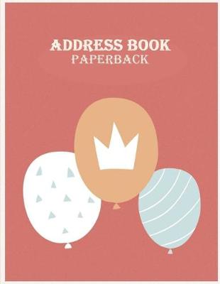 Book cover for Address book paperback