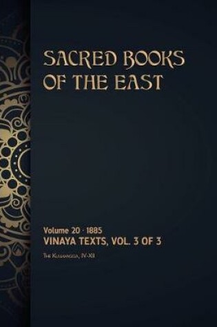 Cover of Vinaya Texts