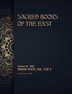 Book cover for Vinaya Texts