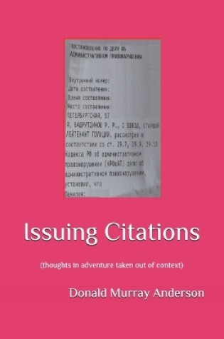 Cover of Issuing Citations