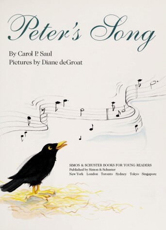 Book cover for Peters Song