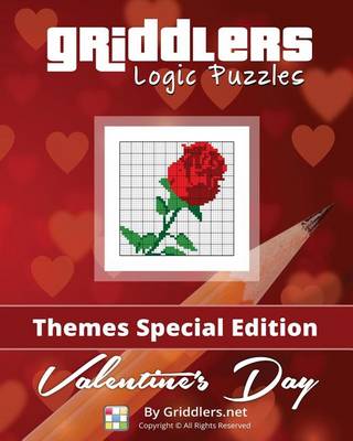 Book cover for Griddlers Logic Puzzles - Valentine's Day