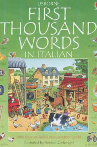 Cover of The Usborne First Thousand Words in Italian