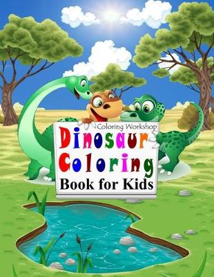 Cover of Dinosaur Coloring Book for Kids