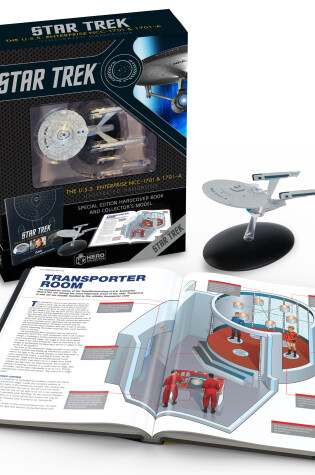 Cover of Star Trek: The U.S.S. Enterprise NCC-1701 Illustrated Handbook Plus Collectible