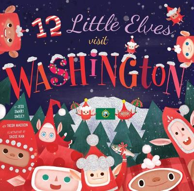 Book cover for 12 Little Elves Visit Washington