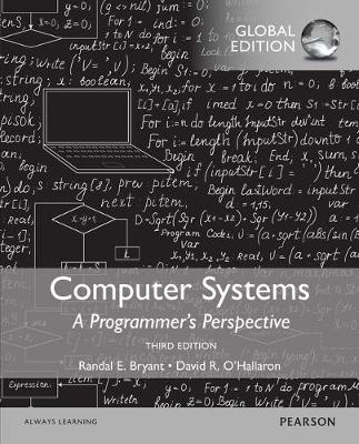 Book cover for MasteringEngineering Access Card for Computer Systems: A Programmer's Perspective, Global Edition