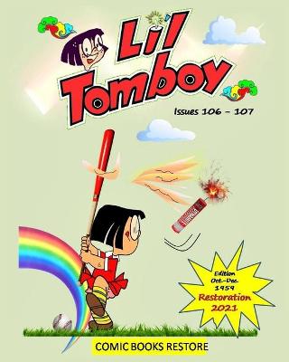 Book cover for Li'l Tomboy adventures - humor comic book