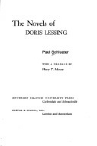 Cover of The Novels of Doris Lessing