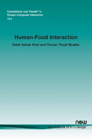 Cover of Human-Food Interaction