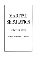 Book cover for Marital Separation