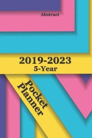 Cover of 2019-2023 5-Year Pocket Planner Abstract 6x9