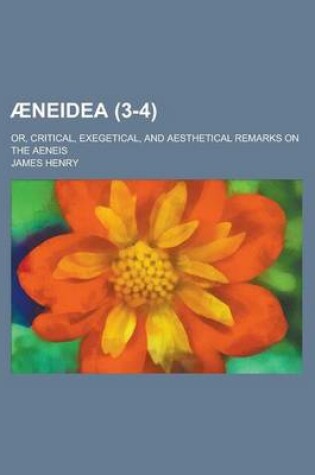 Cover of Aeneidea; Or, Critical, Exegetical, and Aesthetical Remarks on the Aeneis (3-4 )