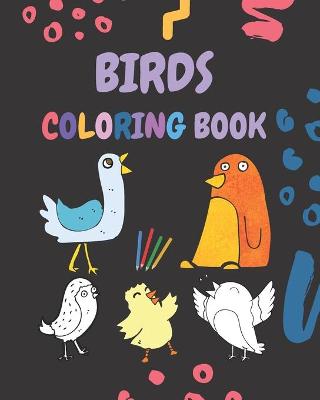 Book cover for Birds Coloring Book