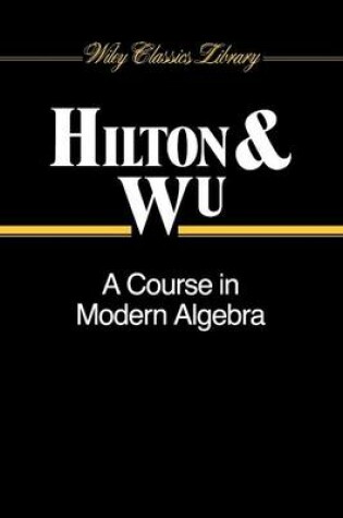 Cover of A Course in Modern Algebra