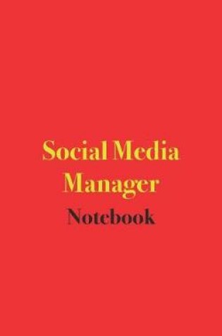 Cover of Social Media Manager Notebook