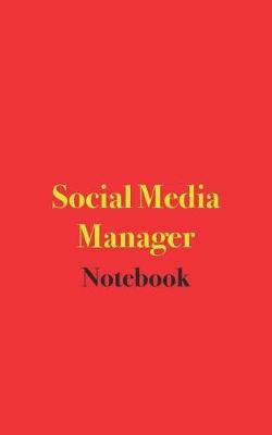 Book cover for Social Media Manager Notebook
