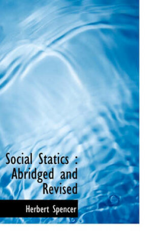 Cover of Social Statics