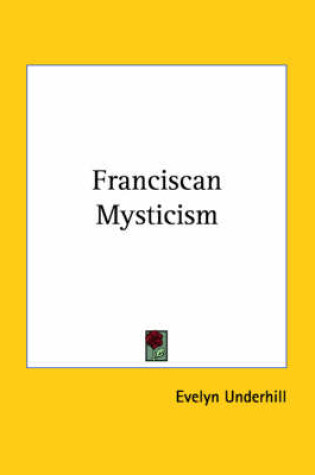 Cover of Franciscan Mysticism