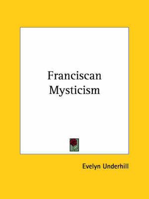 Book cover for Franciscan Mysticism