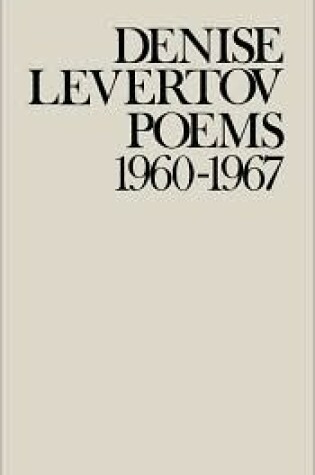 Cover of Poems, 1960-1967