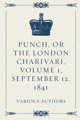 Book cover for Punch, or the London Charivari, Volume 1, September 12, 1841