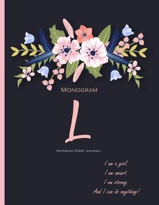 Book cover for Monogram 'L' Notebook (Diary, Journal)