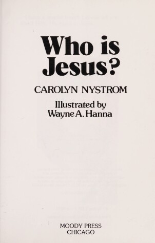 Book cover for Who is Jesus