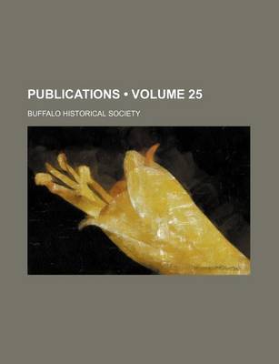 Book cover for Publications (Volume 25)