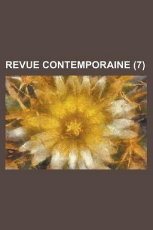 Cover of Revue Contemporaine (7)