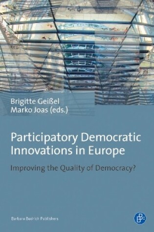 Cover of Participatory Democratic Innovations in Europe